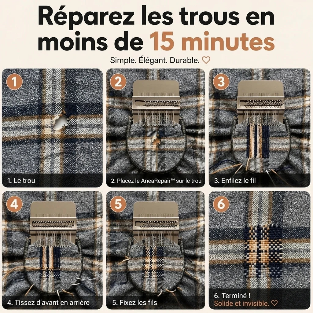 AneaRepair™ – Tissez facilement et donnez une seconde vie à vos vêtements