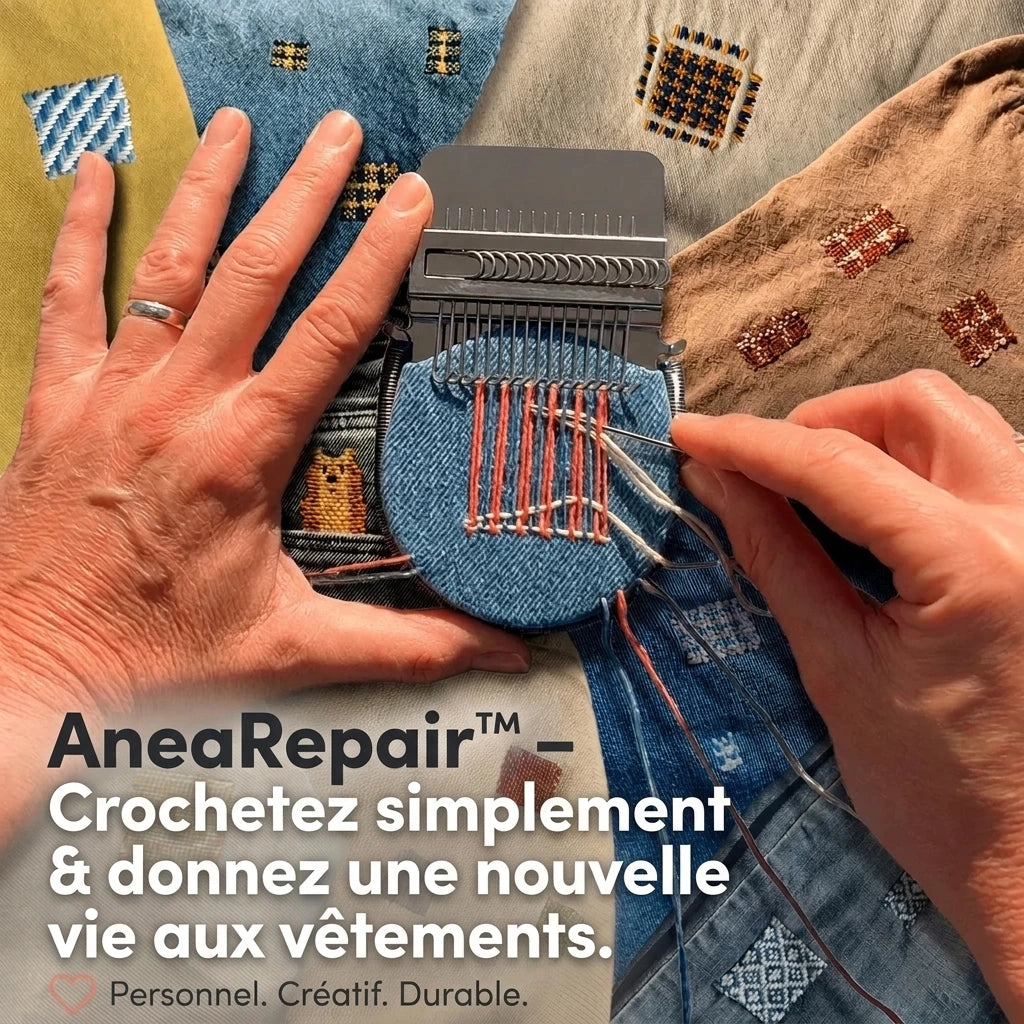 AneaRepair™ – Tissez facilement et donnez une seconde vie à vos vêtements